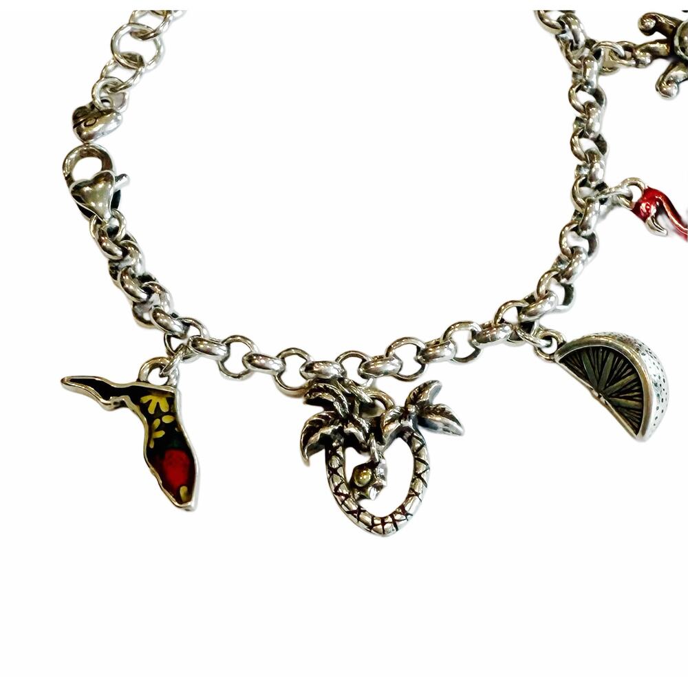 Brighton Florida State Silver Charm Bracelet - Picture 6 of 6